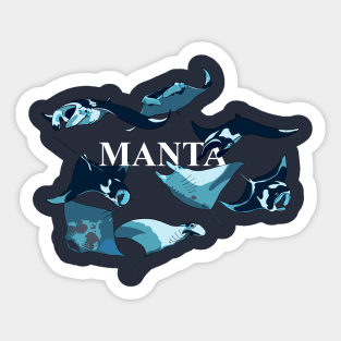 Manta Sticker